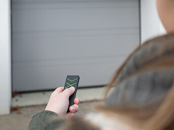 Garage mit Fernbedienung