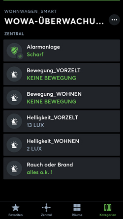 Wohnwagen Smarte Alarmanlage Abb. Wohnwagen Smarte Alarmanlage